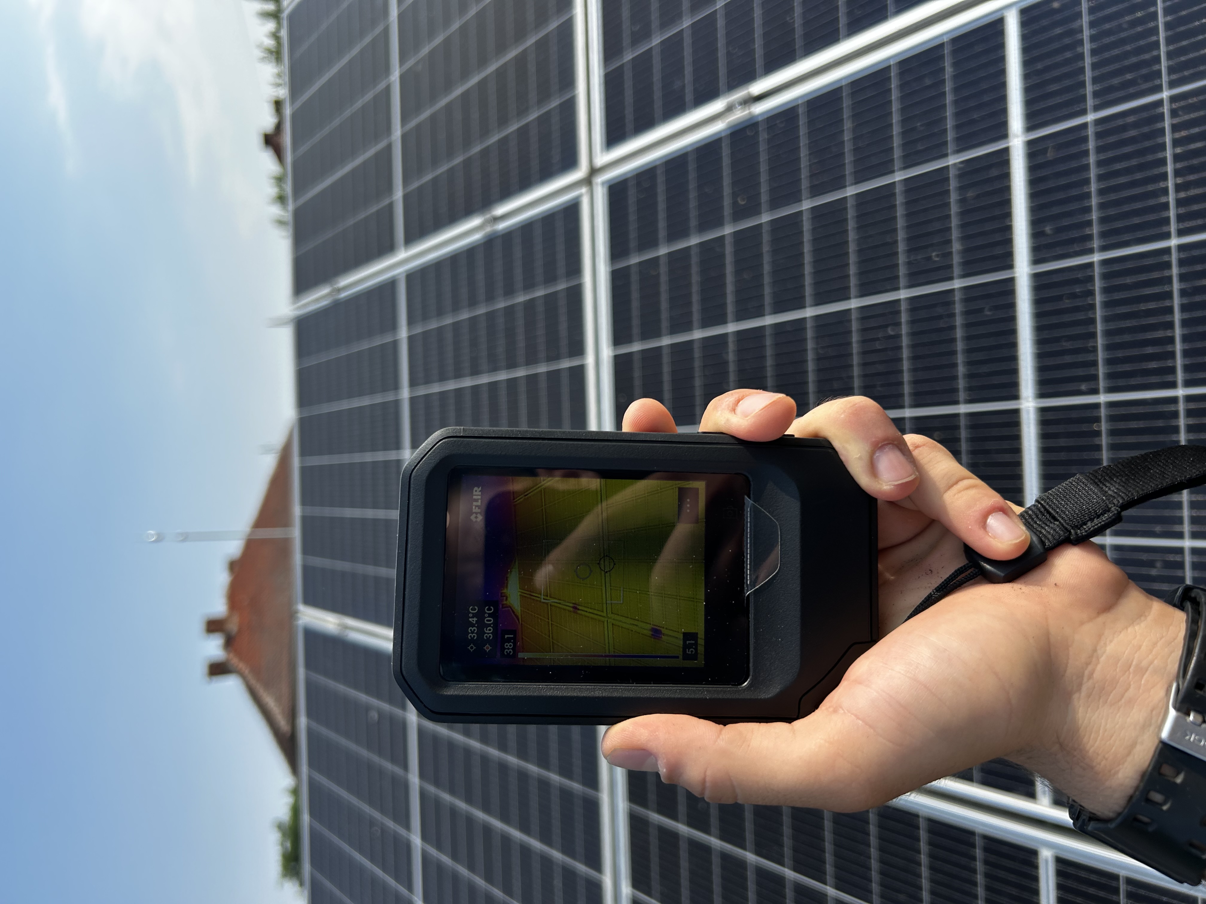 Устройство за термографска инспекция